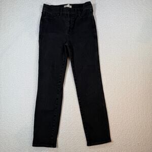 Madewell womens Stovepipe Jeans black straight leg size 29